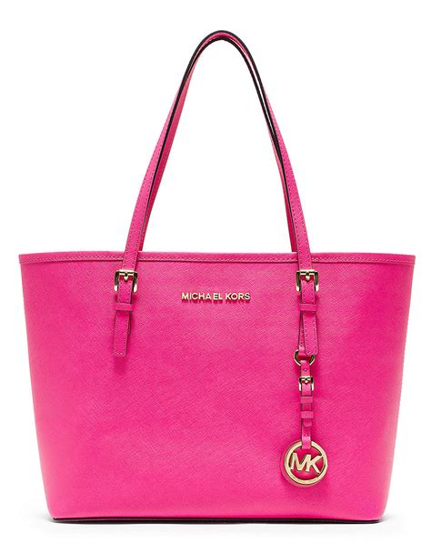 neon pink michael kors tote|Michael Kors purses hot pink.